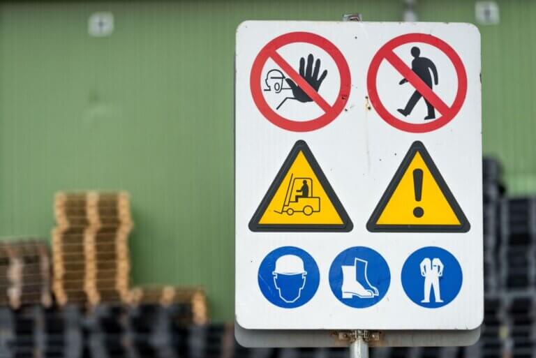 Safety Signs Safe industries Australia